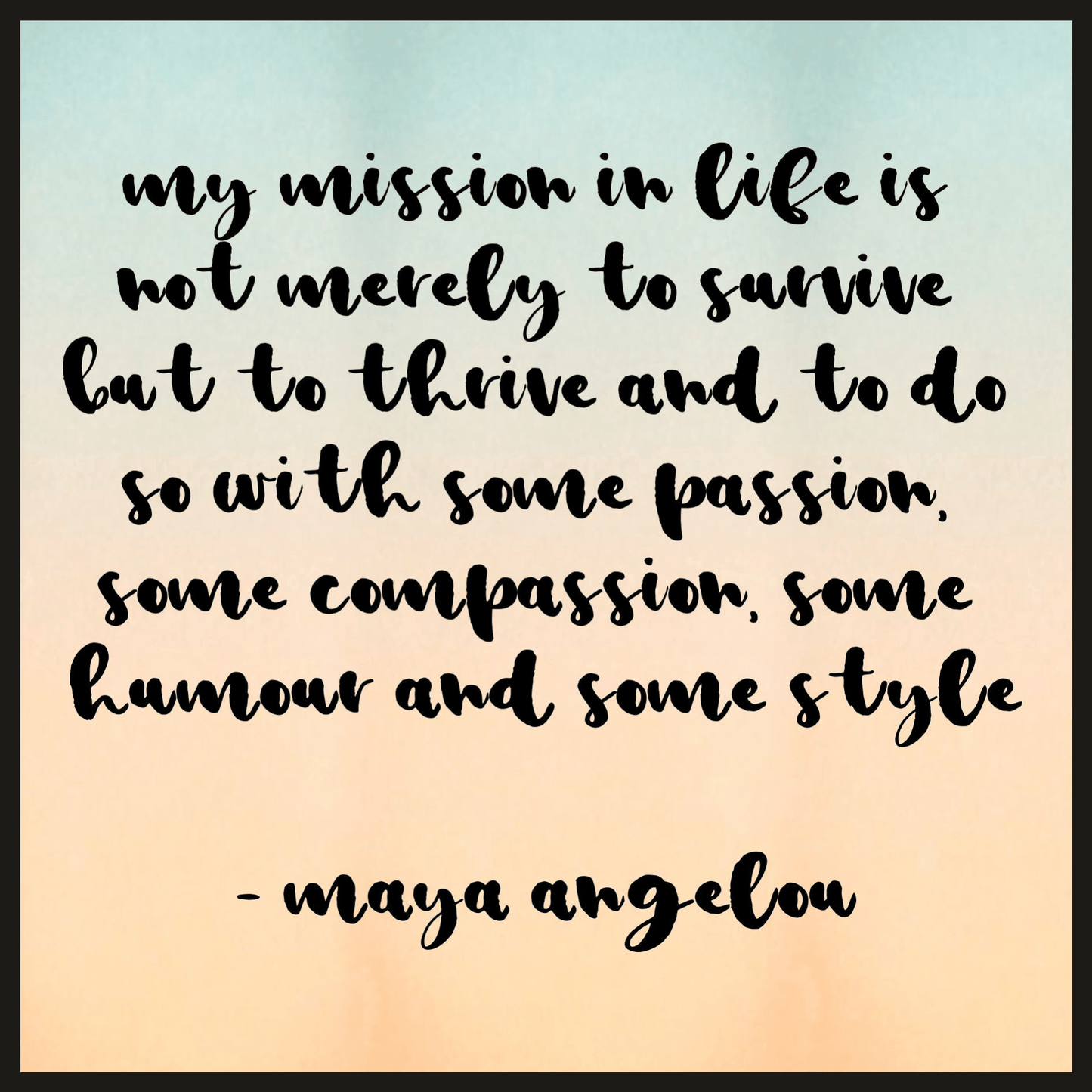 My Mission