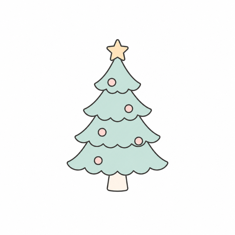 Icon image of a Christmas tree.