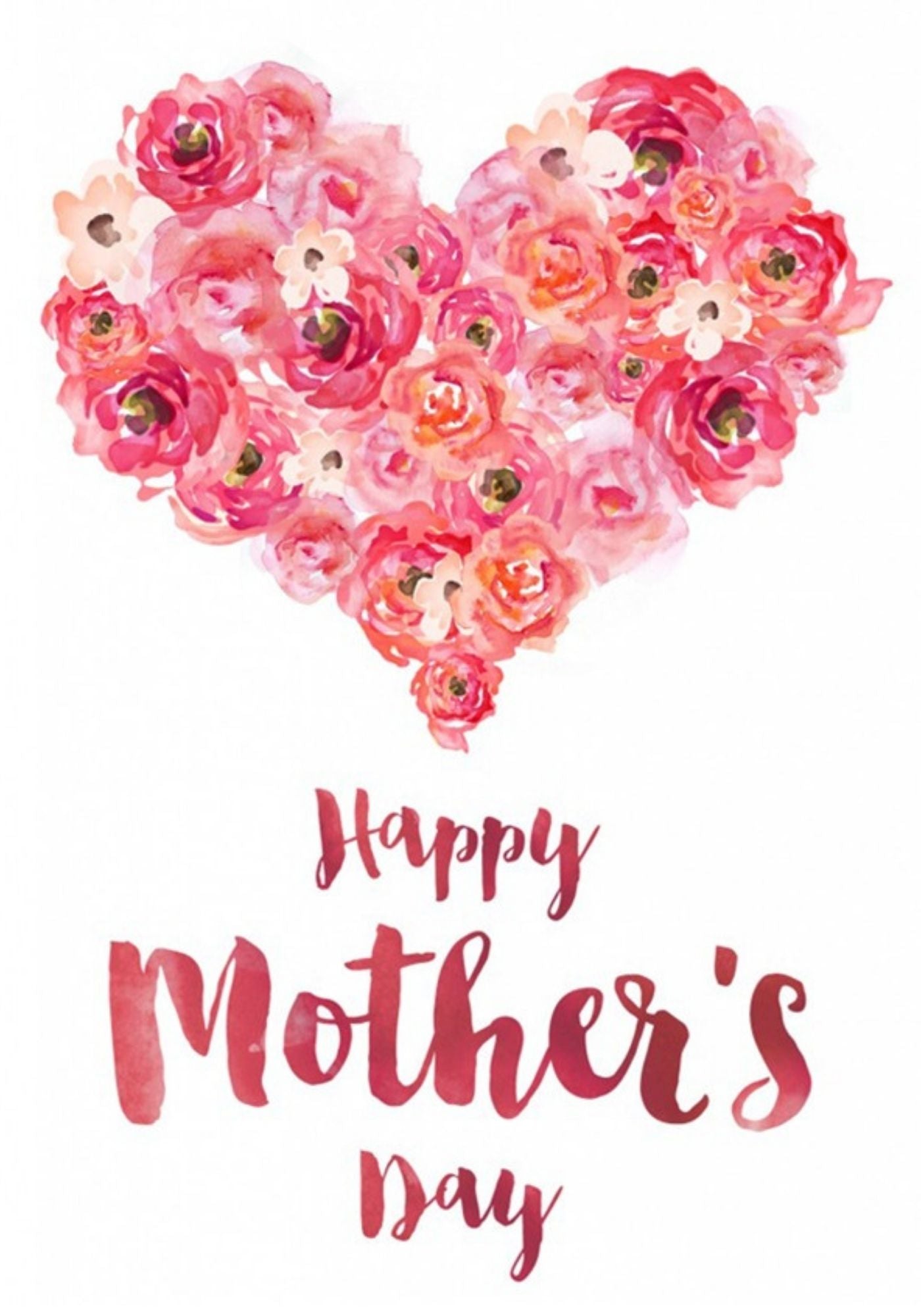 Happy Mother's Day bouquet card. 