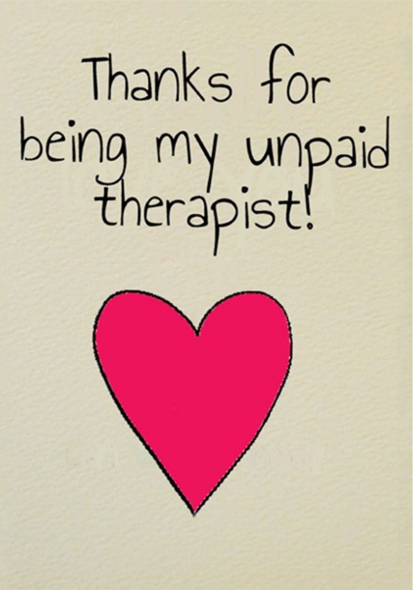 Unpaid Therapist